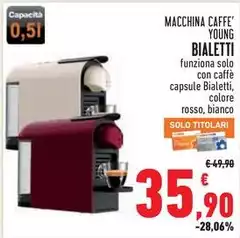 Bialetti - Macchina Caffe' Young