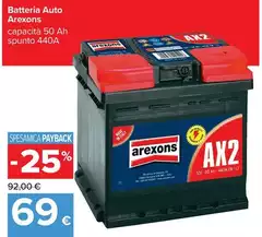 Arexons - Batteria Auto Arexons - Batteria Auto