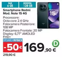 Xiaomi - Smartphone Redmi Mod. Note 15 4g Xiaomi - Smartphone Redmi Mod. Note 15 4g
