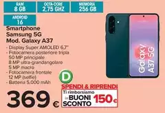 Samsung - Smartphone 5G Mod. Galaxy A37 Samsung - Smartphone 5G Mod. Galaxy A37