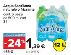 Sant'anna - Acqua Naturale O Frizzante Sant'anna - Acqua Naturale O Frizzante
