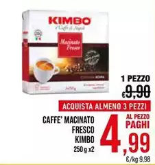 Kimbo - Caffe' Macinato Fresco