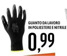 Guanto Da Lavoro In Poliestere E Nitrile Guanto Da Lavoro In Poliestere E Nitrile