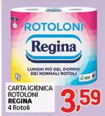 Regina - Carta Igienica Rotoloni Regina - Carta Igienica Rotoloni