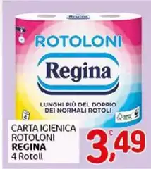 Regina - Carta Igienica Rotoloni Regina - Carta Igienica Rotoloni