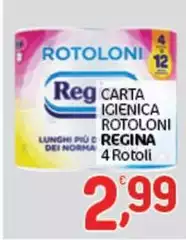 Regina - Carta Igienica Rotoloni Regina - Carta Igienica Rotoloni