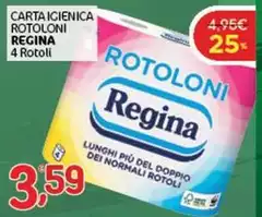 Regina - Carta Igienica Rotoloni Regina - Carta Igienica Rotoloni