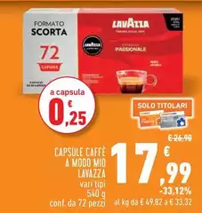 Lavazza - Capsule Caffè A Modo Mio Lavazza - Capsule Caffè A Modo Mio