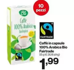Fairtrade - Caffè In Capsule 100% Arabica Bio