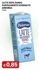 Arborea - Latte 100% Sardo Parzialmente Scremato 1 Litro Arborea - Latte 100% Sardo Parzialmente Scremato 1 Litro