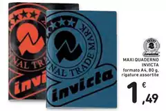 Invicta - Maxi Quaderno Invicta - Maxi Quaderno