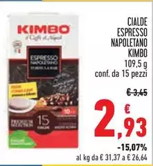 Kimbo - Cialde Espresso Napoletano Kimbo - Cialde Espresso Napoletano