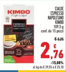 Kimbo - Cialde Espresso Napoletano