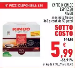 Kimbo - Caffè In Cialde Espresso