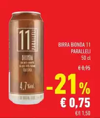 11 Paralleli - Birra Bionda 11 Paralleli - Birra Bionda