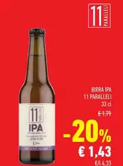 11 Paralleli - Birra Ipa 11 Paralleli - Birra Ipa