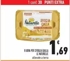 Le Naturelle - 6 Uova Per Sfoglia Gialla