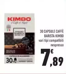 Kimbo - 30 Capsule Caffè Barista Kimbo - 30 Capsule Caffè Barista