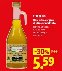 Italiamo - Olio Extra Vergine Di Oliva Non Filtrato Italiamo - Olio Extra Vergine Di Oliva Non Filtrato