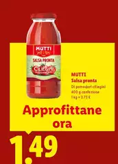 Mutti - Salsa Pronta Mutti - Salsa Pronta