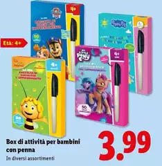 Box Di Attività Per Bambini Con Penna Box Di Attività Per Bambini Con Penna