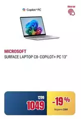 Microsoft - Surface Laptop C8-Copillot+pc 13"