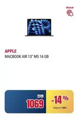 Apple - Macbook Air 13" M5 16 Gb