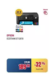 Epson - Ecotank ET-2870 Epson - Ecotank ET-2870
