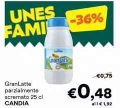 Candia - Granlatte Parzialmente Scremato Candia - Granlatte Parzialmente Scremato
