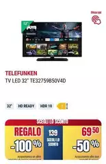 Telefunken - Tv Led 32" TE32759B50V4D