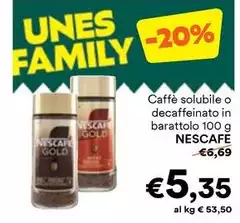 Nescafé - Caffè Solubile O Decaffeinato In Barattolo Nescafé - Caffè Solubile O Decaffeinato In Barattolo