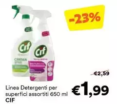 Cif - Linea Detergenti Per Superfici