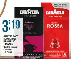Lavazza - Caffè In Caps Compatibili Nespresso Lavazza - Caffè In Caps Compatibili Nespresso