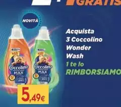 Max - Acquista 3 Coccolino Wonder Max - Acquista 3 Coccolino Wonder