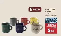 6 Tazzine Caffe 6 Tazzine Caffe