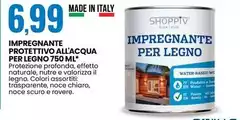 Impregnante Protettivo All'Acqua Per Legno 750 Ml*