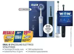 Oral b - Spazzolino Elettrico Vitalityuo