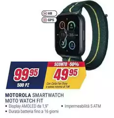 Motorola - Smartwatch Moto Watch Fit