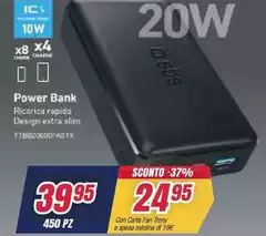 Rapida - Power Bank Ricarica Rapida - Power Bank Ricarica