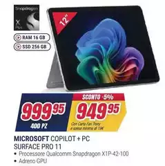 Microsoft -  Copilot + Pc Surface Pro 11