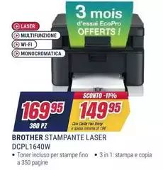 Brother - Stampante Laser DCPL1640W Brother - Stampante Laser DCPL1640W