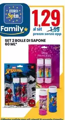 Princess - Set 2 Bolle Di Sapone Princess - Set 2 Bolle Di Sapone
