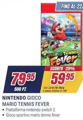 Nintendo - Gioco Mario Tennis Fever Nintendo - Gioco Mario Tennis Fever