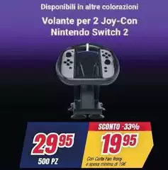 Nintendo - Volante Per 2 Joy-con Switch 2 Nintendo - Volante Per 2 Joy-con Switch 2