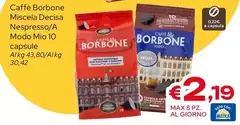 Caffe Borbone - Miscela Decisa Nespresso Caffe Borbone - Miscela Decisa Nespresso