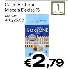 Caffe Borbone - Miscela Decisa 15 Cialde Caffe Borbone - Miscela Decisa 15 Cialde