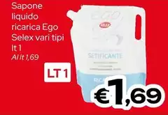 Selex - Sapone Liquido Ricarica Ego