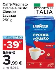 Lavazza - Caffè Macinato Crema E Gusto Classico Lavazza - Caffè Macinato Crema E Gusto Classico