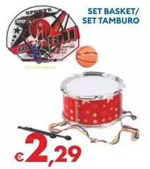Set Basket/Sett Tamburo Set Basket/Sett Tamburo