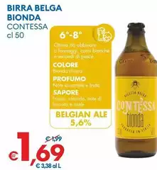Contessa - Birra Belga Bionda Contessa - Birra Belga Bionda